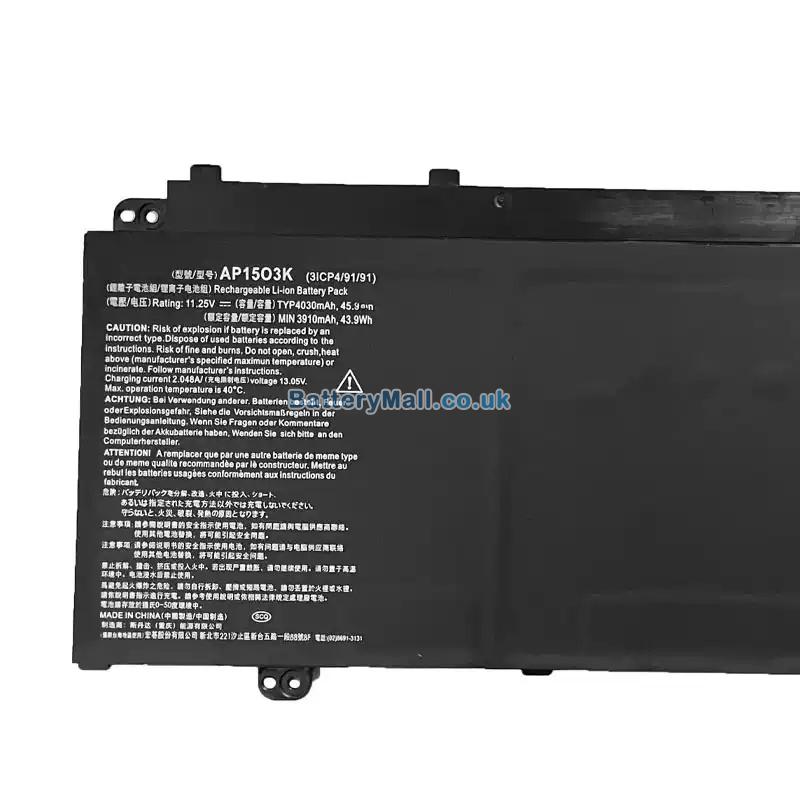 Acer Swift 5 SF515-51T-70UXBattery Replacement