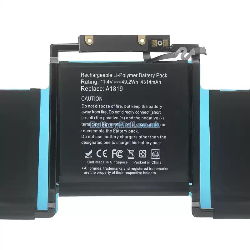 Apple MacBook Pro 13 Inch Touch A1706(Mid 2017)Battery Replacement