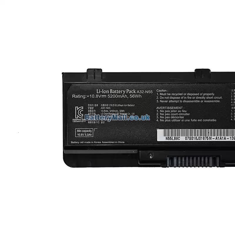 Asus N55SF-S1150VBattery Replacement