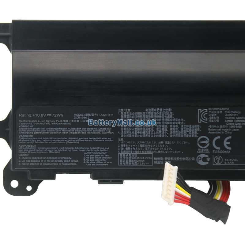 Asus G752VT-GC046DBattery Replacement