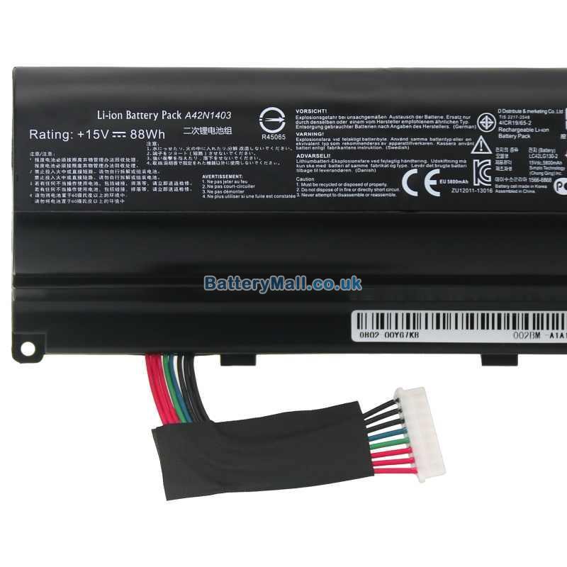 Asus ROG G751JLBattery Replacement