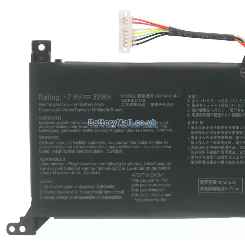 Asus VivoBook 17 P1701CEA-BX144Battery Replacement