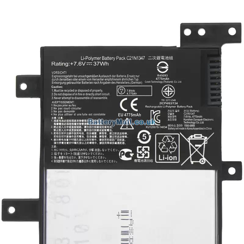 Asus K555LJ-XX135DBattery Replacement