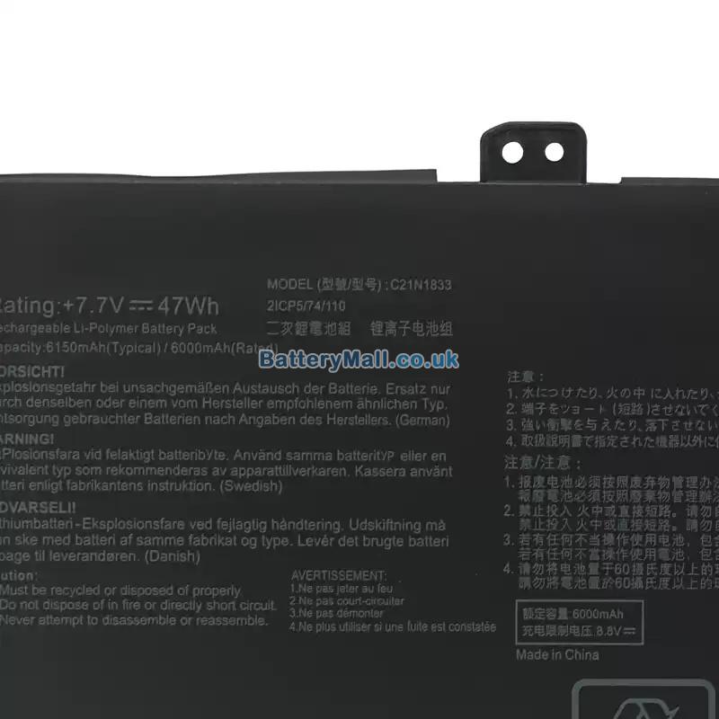 Asus ZenBook UX431FA-AN004TBattery Replacement