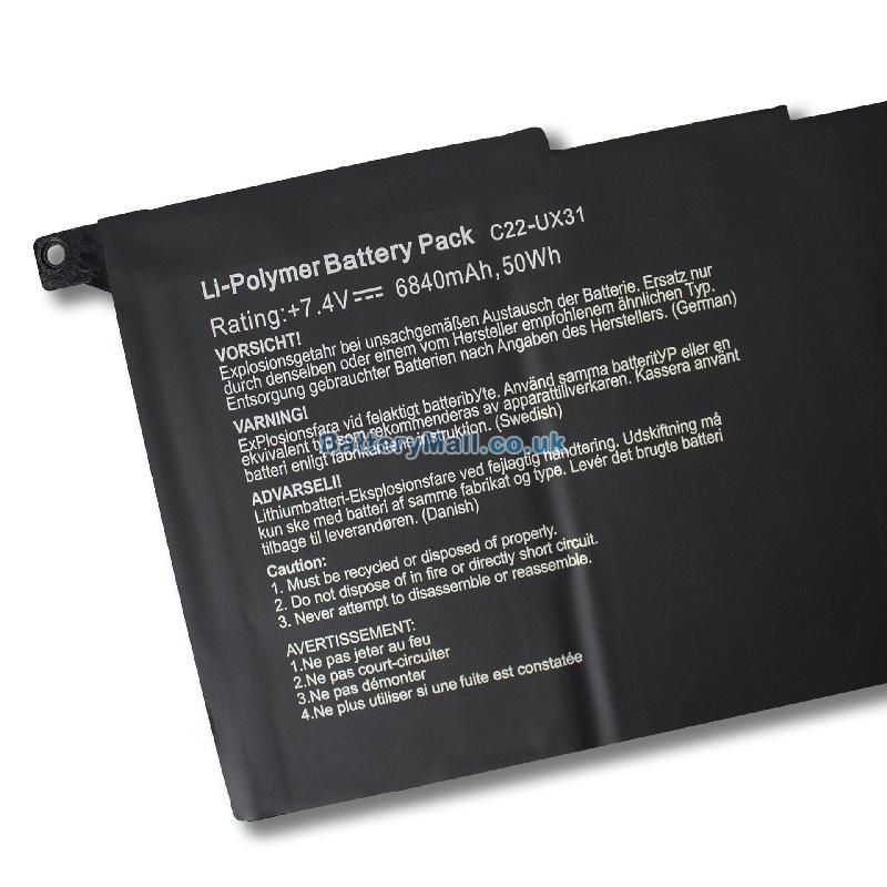 Asus ZenBook UX31EBattery Replacement