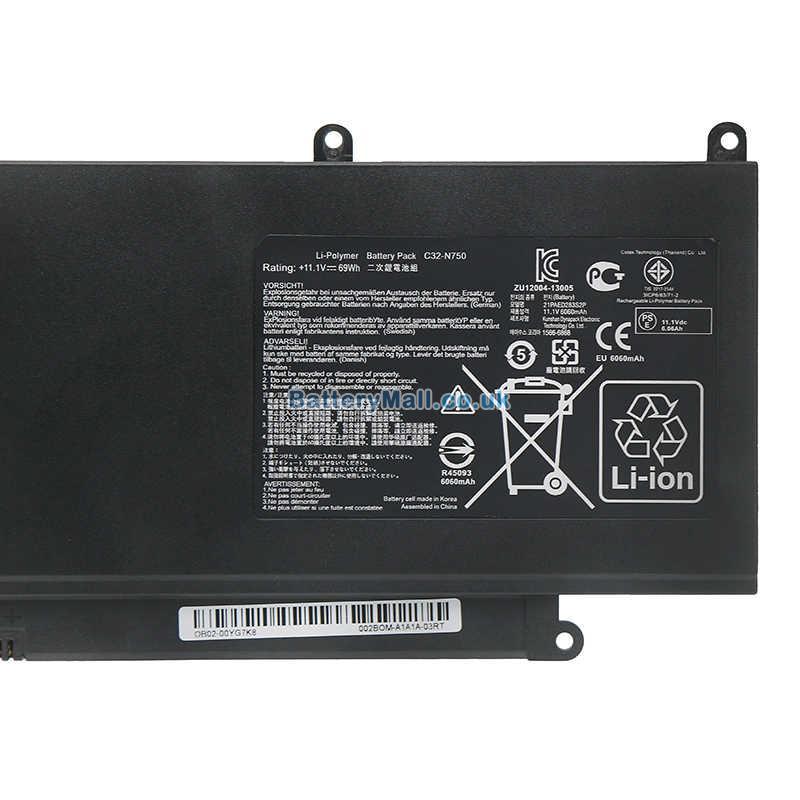 Asus C32-N750Battery Replacement