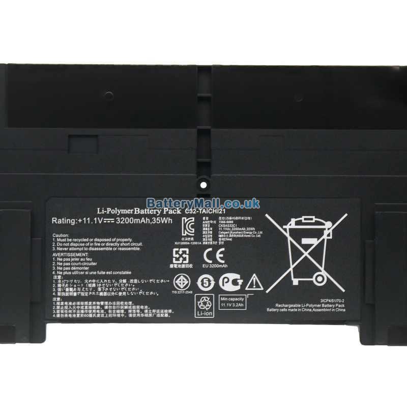 Asus C32-TAICHI21Battery Replacement