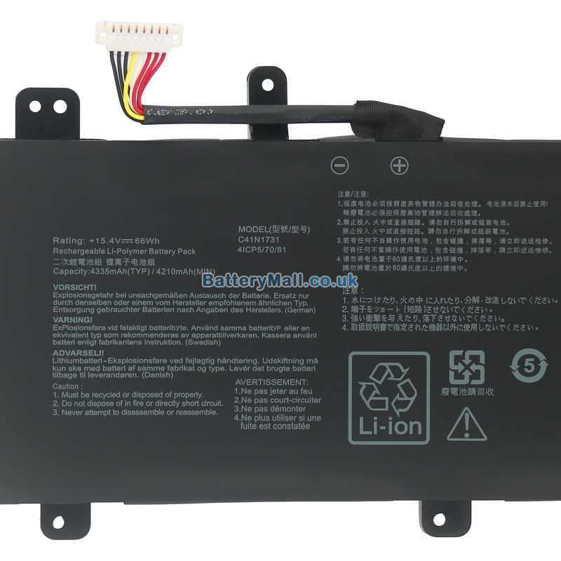 Asus ROG Strix Scar II G715GV-EV060RBattery Replacement