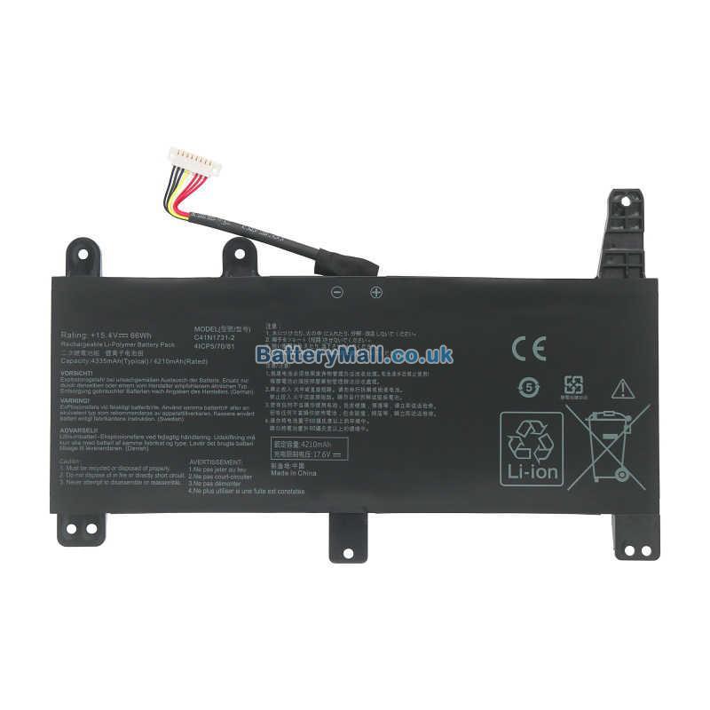 asus c41n1731-c-4cellBattery Replacement