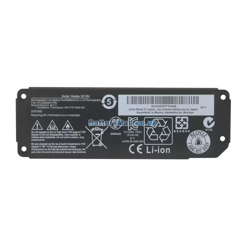 bose 061384-2cellBattery Replacement