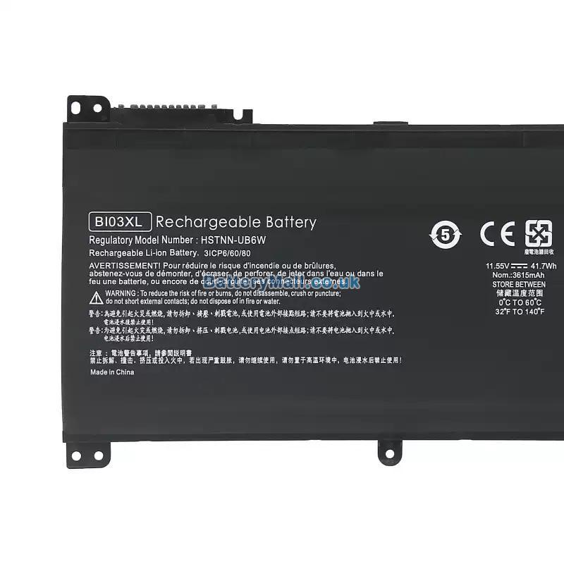 HP ZBook Fury 15 G8 Mobile WorkstationBattery Replacement