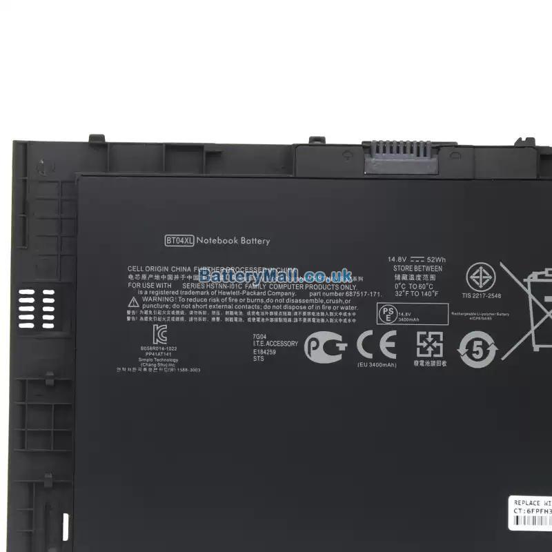 HP EliteBook Folio 9480mBattery Replacement