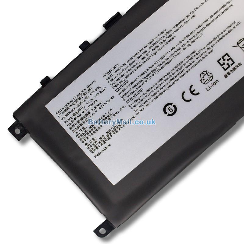 MSI GS75 Stealth 9SG-415UKBattery Replacement