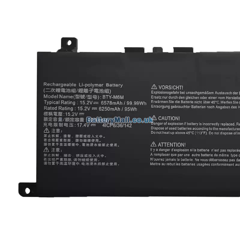 MSI Creator 15 A10SET-089Battery Replacement